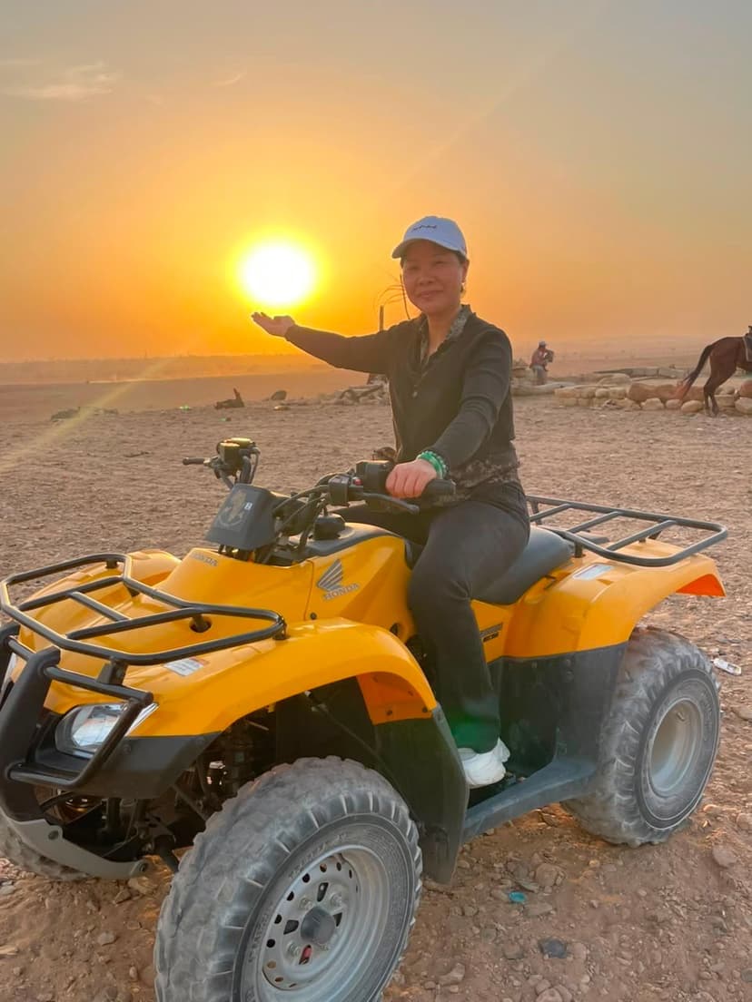 Quad Biking At Giza Pyramids